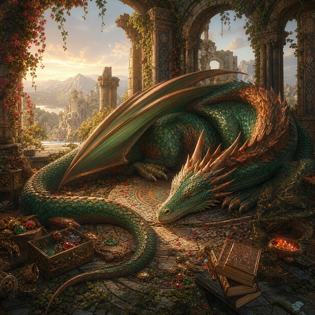 Dragon’s Rest puzzle artwork
