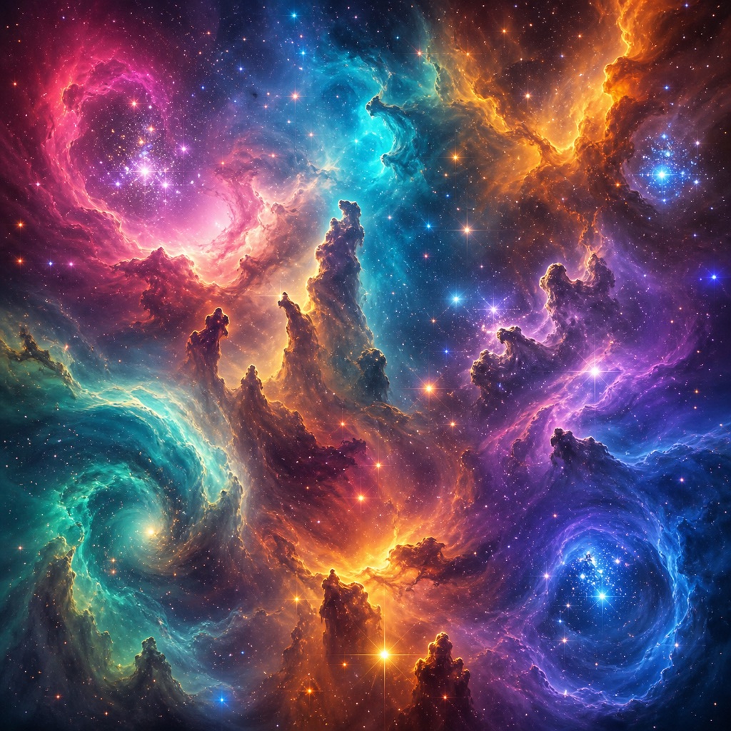 Prismatic Nebula puzzle artwork